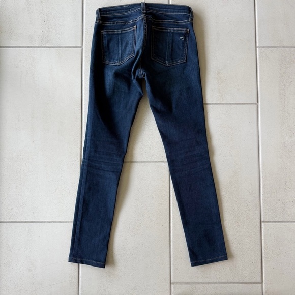 Rag & Bone Dark Denim Skinny Jeans - size 25 - Picture 5 of 5